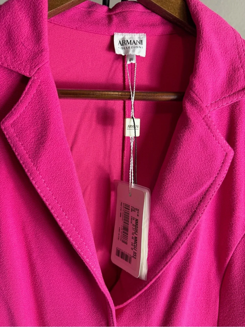 Amanda Smith Pink Women's Tailored Blazer Jacket 46